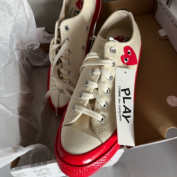 Comme Des Garcons Play Converse Limited edition chuck low 70 M8 W10 - Picture 5 of 12